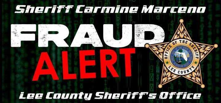 Lee County Sheriff’s Office Fraud Alert banner